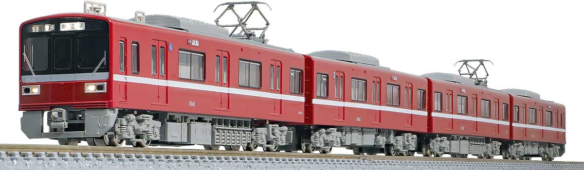 GREENMAX グリーンマックス 32076 京急1500形（更新車・車番選択式・SRアンテナ無し）基本4両編成セット（動力付き）