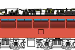 トラムウェイ TW-EF80-02 EF80-1次型客車用庇なし