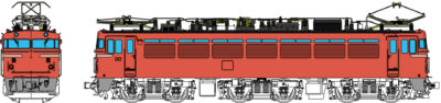 【トラムウェイ】(HO)EF80形（1次型•客車用庇なし）発売