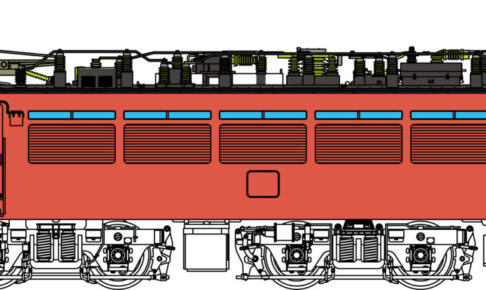 トラムウェイ TW-EF80-02 EF80-1次型客車用庇なし