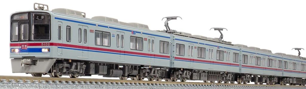 GREENMAX グリーンマックス 1250T 京成3400形(シングルアームパンタグラフ車)8両編成動力付きトータルセット