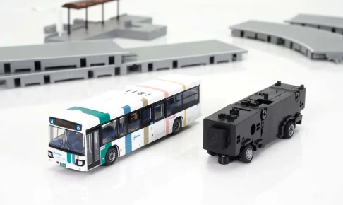 トミーテック (N) ザ・バスコレクション　バスコレ走行システム基本セットA5(いすゞ　エルガ西日本鉄道仕様)４