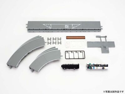 【ザ•バスコレクション】バスコレ走行システム基本セット いすゞ エルガ西日本鉄道仕様 発売