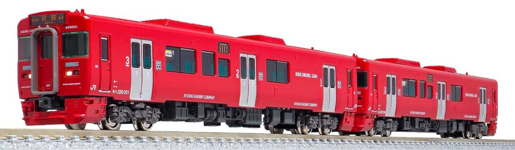 GREENMAX グリーンマックス 32112 JR九州キハ220形200番代　2両編成セット（動力付き）
