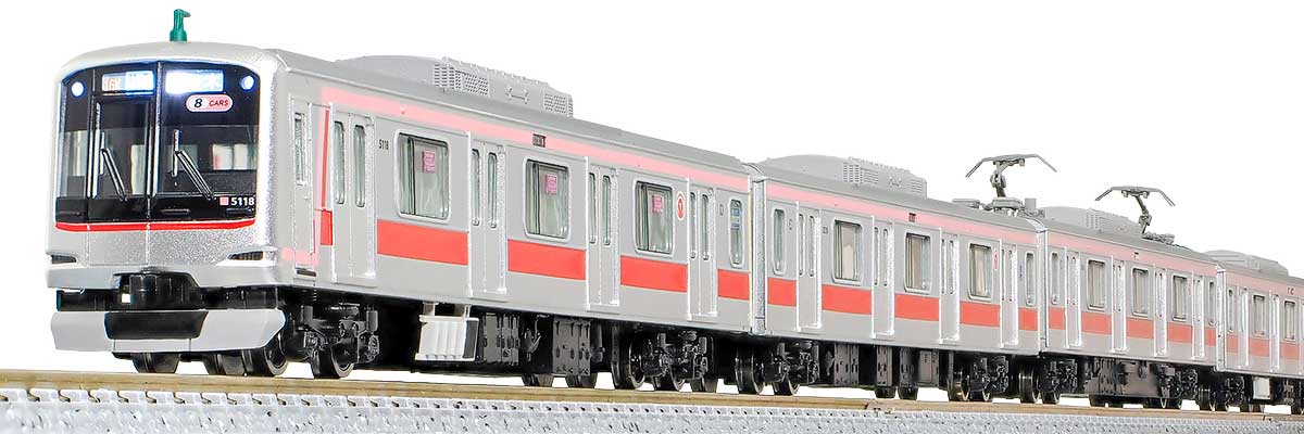 GREENMAX グリーンマックス グリーンマックス (N) 50826 東急電鉄5000系（東横線・5118編成）8両編成セット（動力付き）