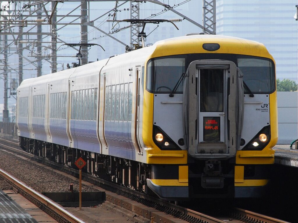 E257系500番代（Photo by： Toshinori baba / Wikimedia  Commons / パブリックドメイン）※画像の車両は商品とは仕様が異なる場合があります。