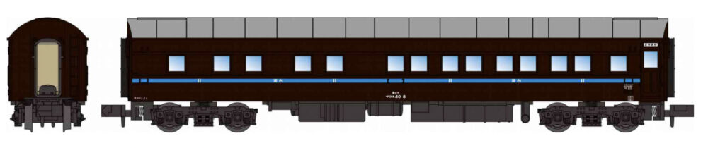 MICROACE マイクロエース A8559 マロネ40-8　ぶどう色1号　淡青帯　品川客車区