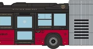 トミーテック (N) ザ・バスコレクション 岐阜バス GIFU RED OMNIBUS