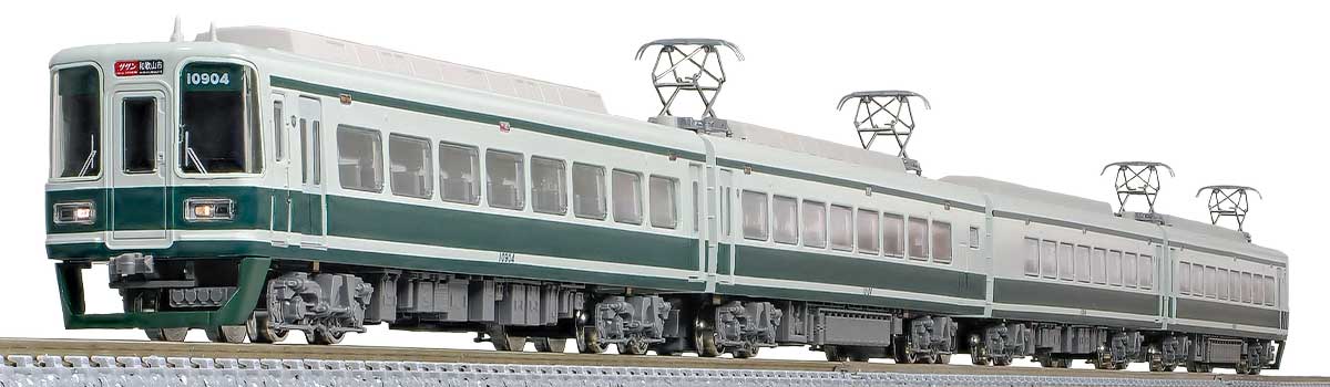 GREENMAX グリーンマックス (N) 50816 南海10000系（創業140周年記念・なつかしの緑色塗装） 4両編成セット（動力付き）