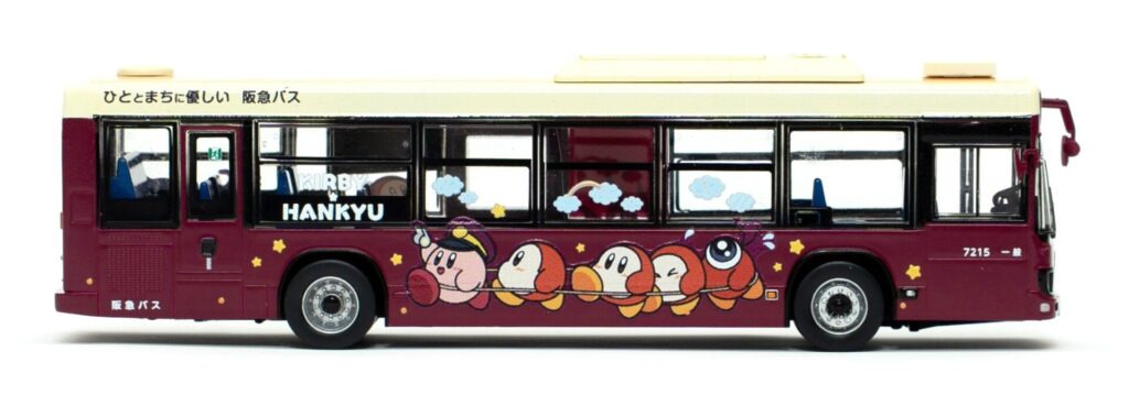 【ザ•バスコレクション80】阪急バス 7215号車（吹田･「星のカービィ×阪急電車」ラッピング）
