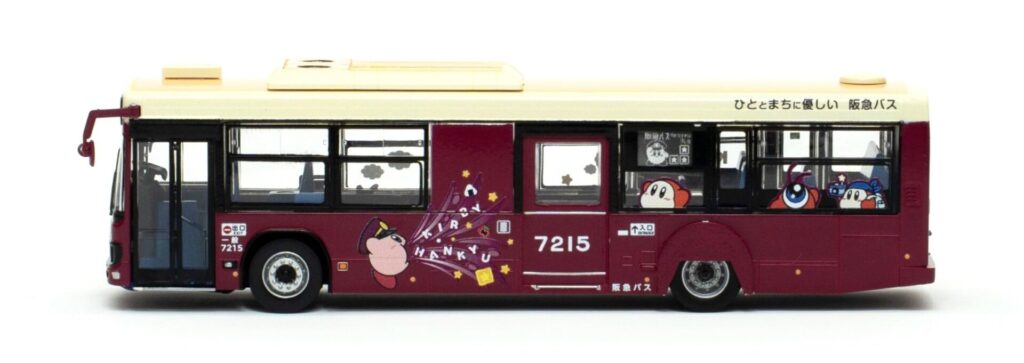 【ザ•バスコレクション80】阪急バス 7215号車（吹田･「星のカービィ×阪急電車」ラッピング）