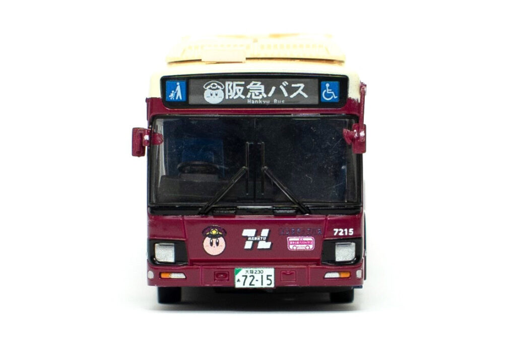 【ザ•バスコレクション80】阪急バス 7215号車（吹田･「星のカービィ×阪急電車」ラッピング）