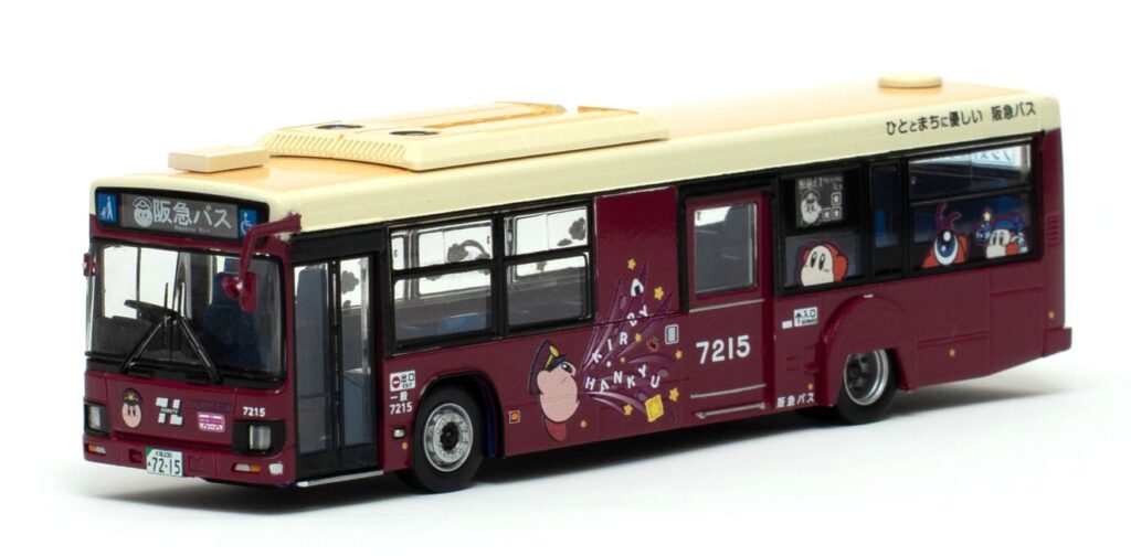 【ザ•バスコレクション80】阪急バス 7215号車（吹田･「星のカービィ×阪急電車」ラッピング）