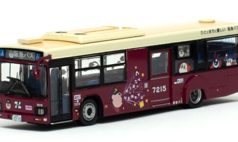 【ザ•バスコレクション80】阪急バス 7215号車(吹田・「星のカービィ×阪急電車」ラッピング)