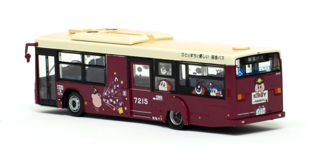【ザ•バスコレクション80】阪急バス 7215号車（吹田･「星のカービィ×阪急電車」ラッピング）