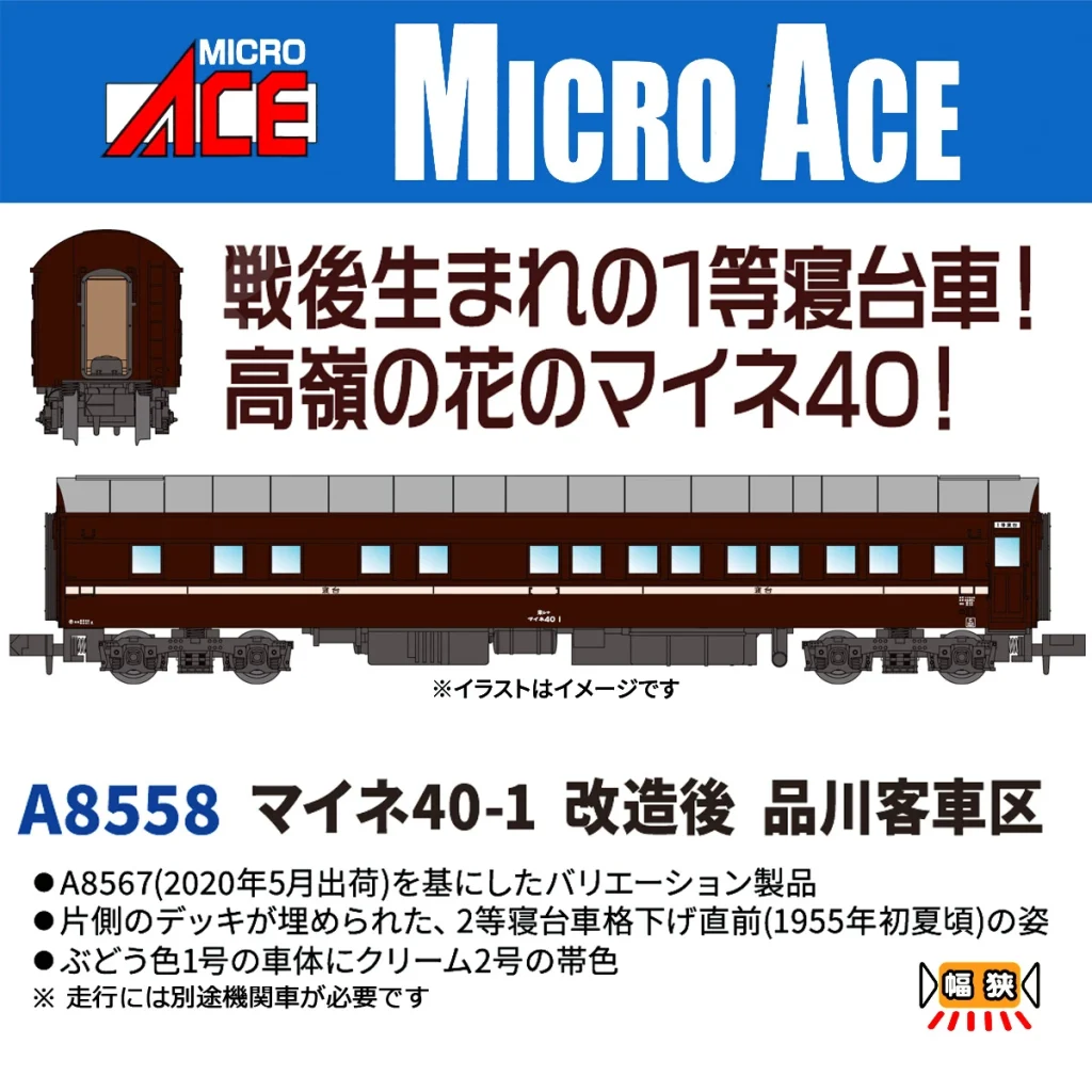 MICROACE マイクロエース マイネ40-1改造後品川客車区【A8558】