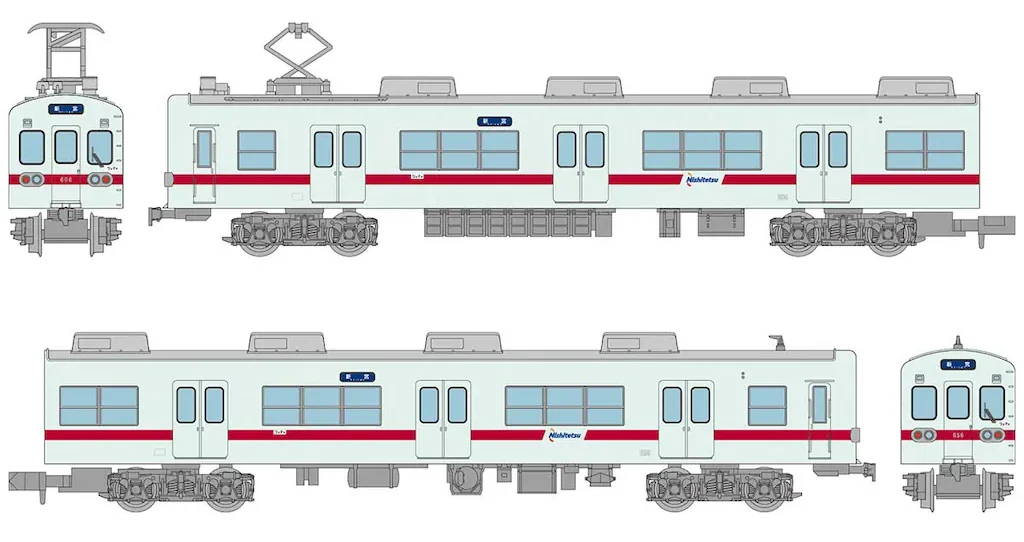トミーテック (N) 鉄道コレクション 西日本鉄道600形 アイスグリーン復刻塗装 2両セット