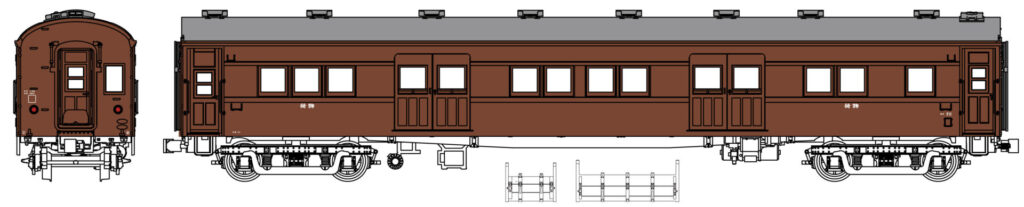 トラムウェイ TW61-15B マニ60-200代（魚腹台枠・寒地向）ぶどう2号
