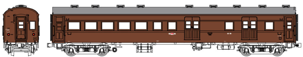 トラムウェイ TW61-07BR オハユニ61（初期タイプ、～105）ぶどう2号