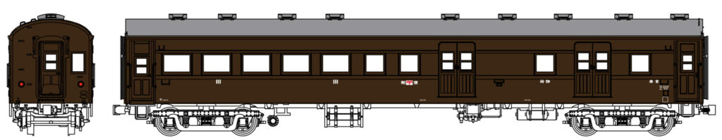 トラムウェイ TW61-07A オハユニ61（初期タイプ、～105）ぶどう1号