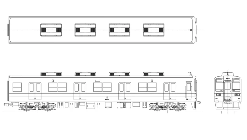 カツミ 東武8000系 後期更新車タイプキット