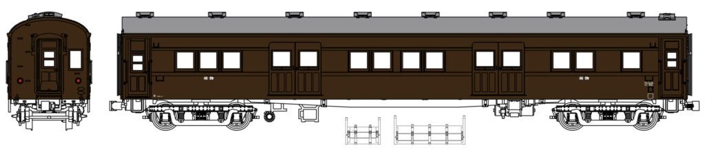 トラムウェイ TW61-15A マニ60-200代（魚腹台枠・寒地向）ぶどう1号
