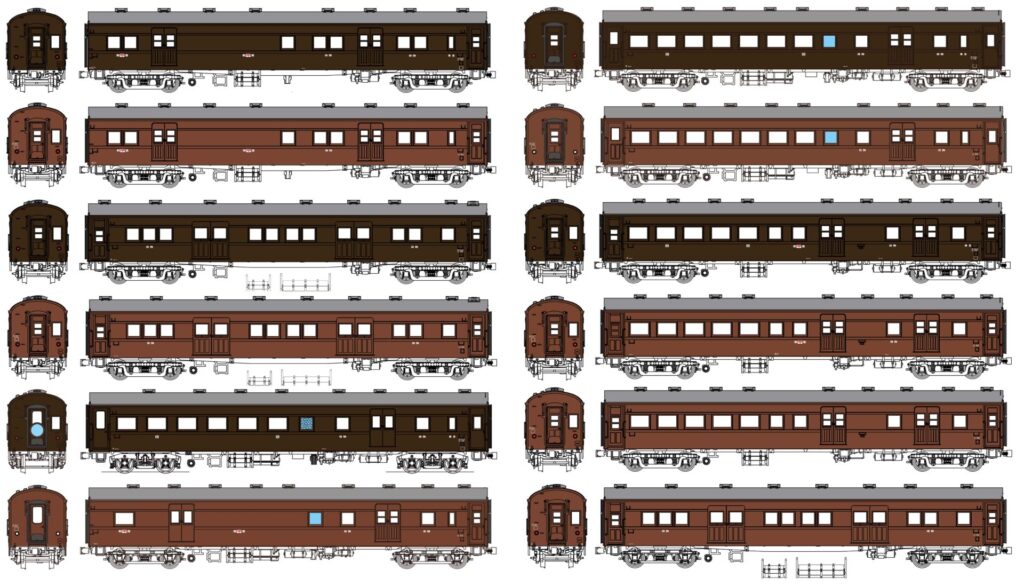 トラムウェイ】(HO)オハ61系（魚腹台枠等）2026年夏頃発売 | モケイテツ