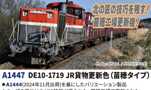 MICROACE マイクロエース (N) A1447 DE10-1719 JR貨物更新色（苗穂タイプ）