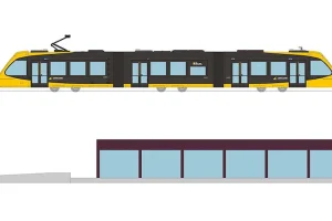 トミーテック (N) 鉄道コレクション 宇都宮ライトレールHU300形 HU302 LIGHTLINE