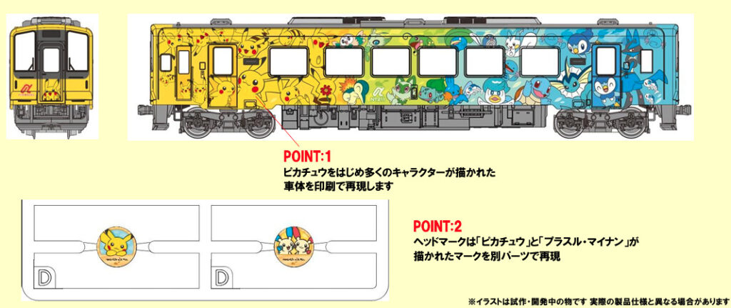 TOMIX トミックス (N) 8622 のと鉄道 NT200形（POKEMON with YOUトレイン）