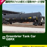 KATO カトー (N) 106-4802 Greenbrier Tank Car 8 Car Set, GBRX Set B