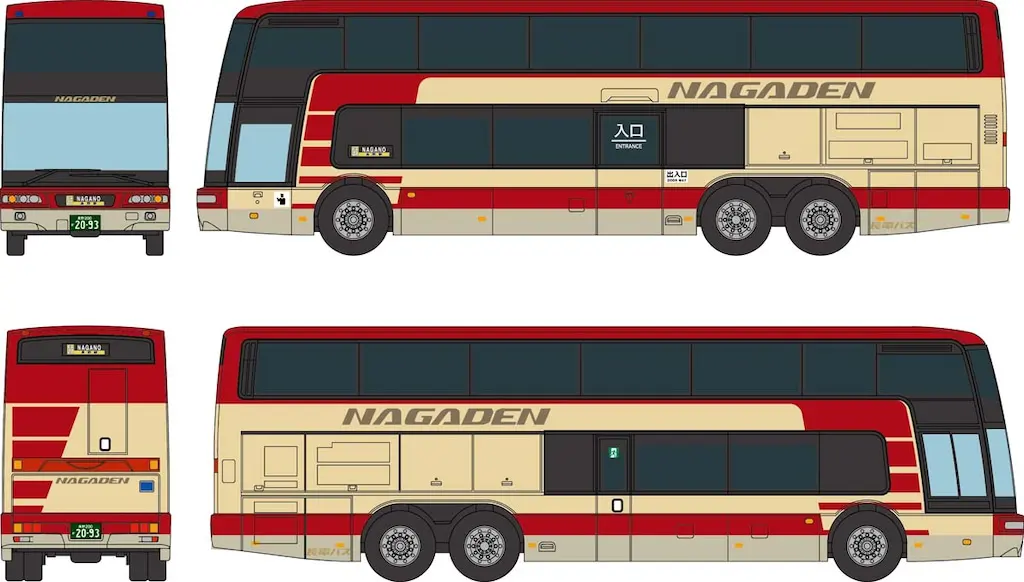 トミーテック (N) ザ・バスコレクション 長電バス 三菱ふそう エアロキング