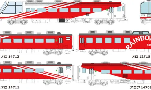トラムウェイ TW-SER-01「国鉄欧風客車”スーパーエクスプレスレインボー”基本５両セット」