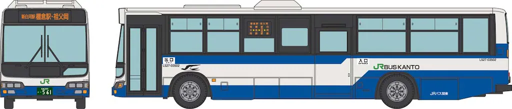 トミーテック (N) ザ・バスコレクション バスコレ走行システム基本セットC1 日野ブルーリボンシティ　ジェイアールバス関東白棚線仕様