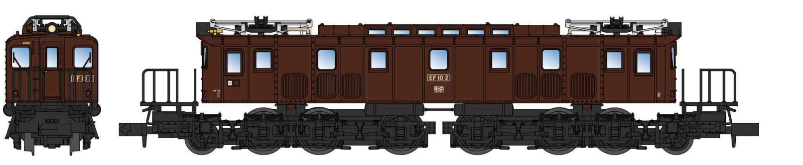 MICROACE マイクロエース A1904 EF10-2 ぶどう色2号 国府津機関区