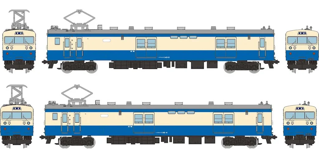 トミーテック (N) 鉄道コレクション JR クモユニ143形（横須賀色）2両セット