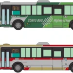 トミーテック (N) ザ・バスコレクション 東急バス さよなら新横浜～溝の口線2台セット