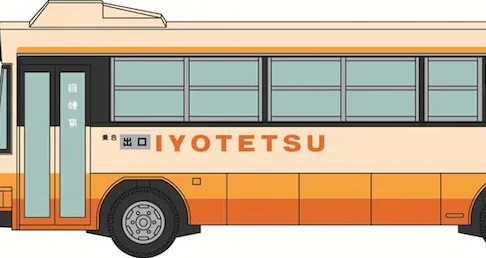 トミーテック (N) ザ・バスコレクション 伊予鉄南予バス 日野レインボーRJ
