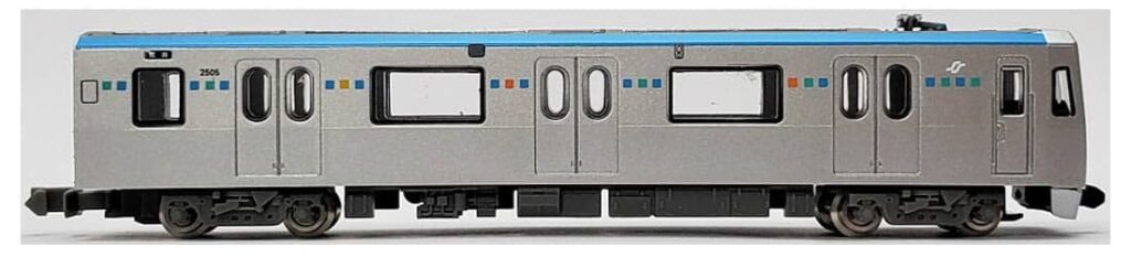 リニア地下鉄道コレクション 仙台市交通局2000系 東西線(銀帯)4両セットA
